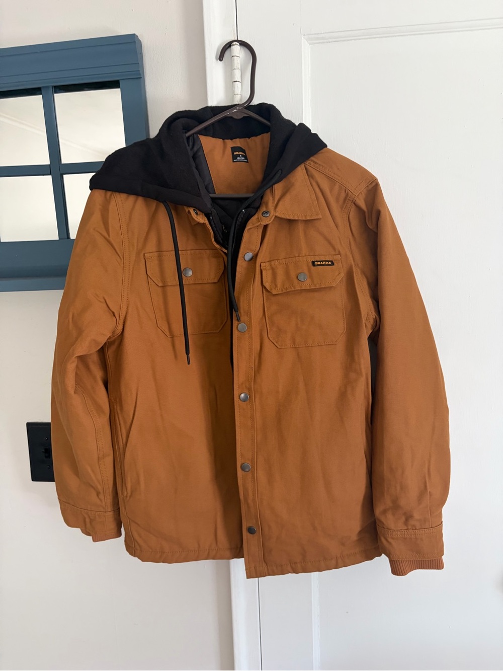 Men’s Hooded Utility Jacket - Brown